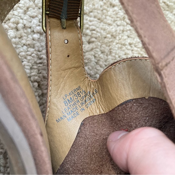 Lucky Brand Peep Toe Heeled Brown Boots, 8 - Picture 7 of 7